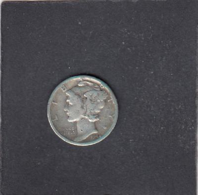 Beschrijving: 1 Dime MERCURY